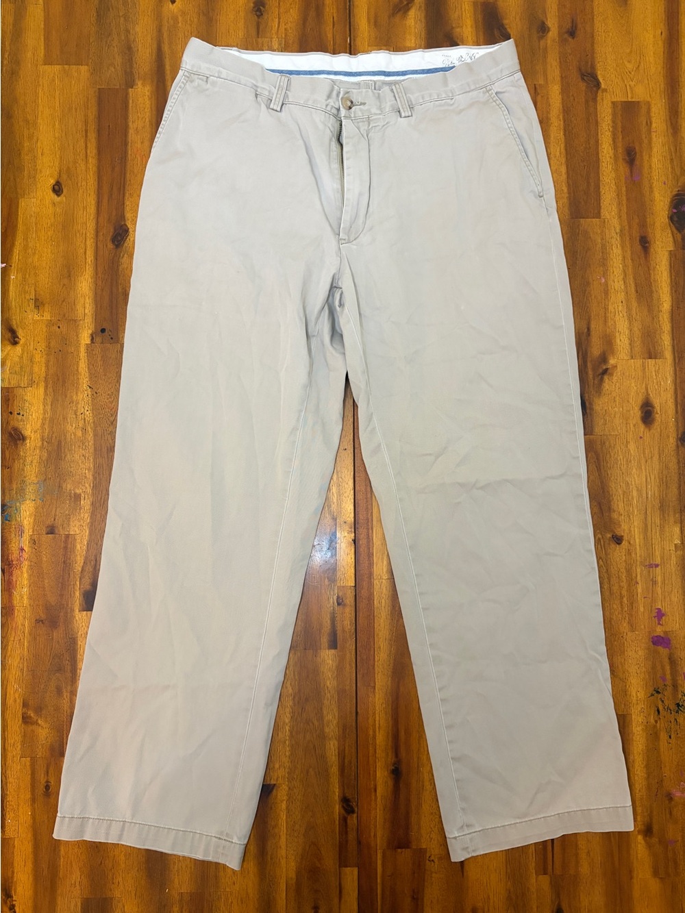 Men's Classic Khaki Chino Pants - Neutral Tan